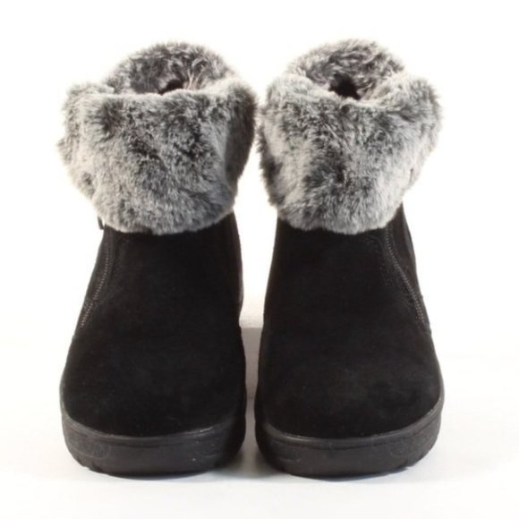Khombu Jessica All Weather Boots Suede Leather 10 - Picture 11 of 12